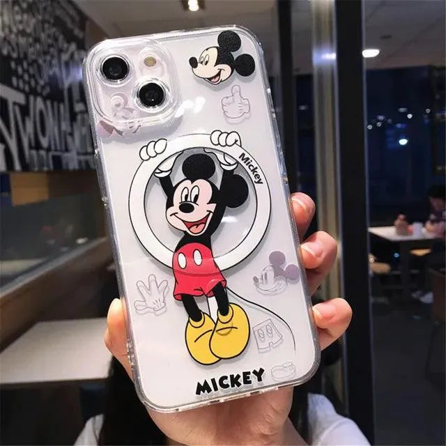 Disney Mickey Minnie MagSafe Phone Case (For iPhones) - Bear Hugs