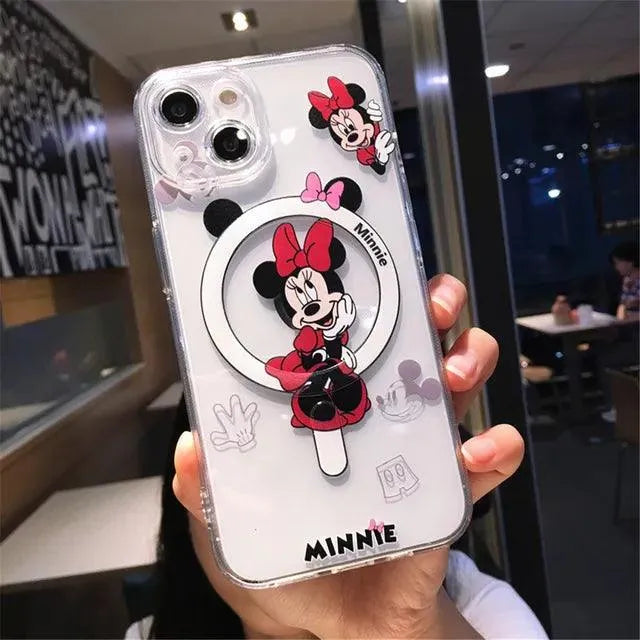 Disney Mickey Minnie MagSafe Phone Case (For iPhones) - Bear Hugs