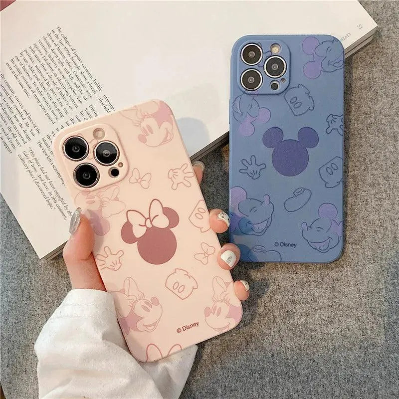 Disney Mickey Minnie Silicon Pastel Phone Case (For iPhones) - Bear Hugs