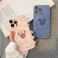 Disney Mickey Minnie Silicon Pastel Phone Case (For iPhones) - Bear Hugs