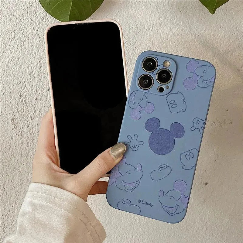 Disney Mickey Minnie Silicon Pastel Phone Case (For iPhones) - Bear Hugs