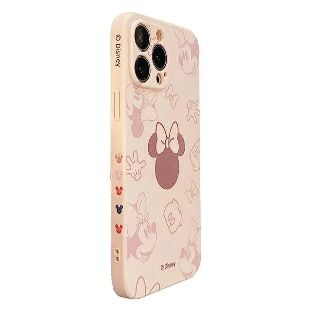 Disney Mickey Minnie Silicon Pastel Phone Case (For iPhones) - Bear Hugs