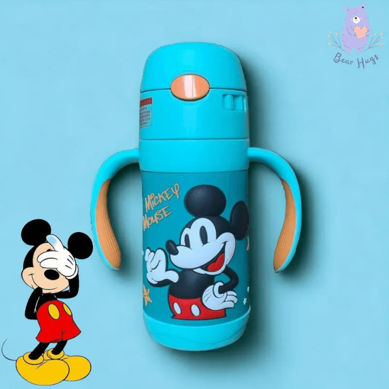 Disney Mickey Mouse 2 in 1 Metal Water Bottle - Bear Hugs