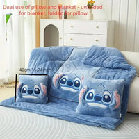 Disney Stitch 2 in 1 Pillow and Blanket Set - Bear Hugs