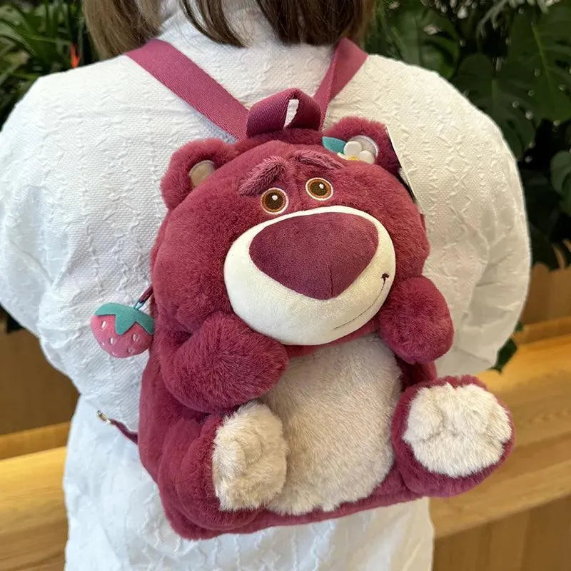 Disney Stitch and Lotso Plush Backpack - Bear Hugs