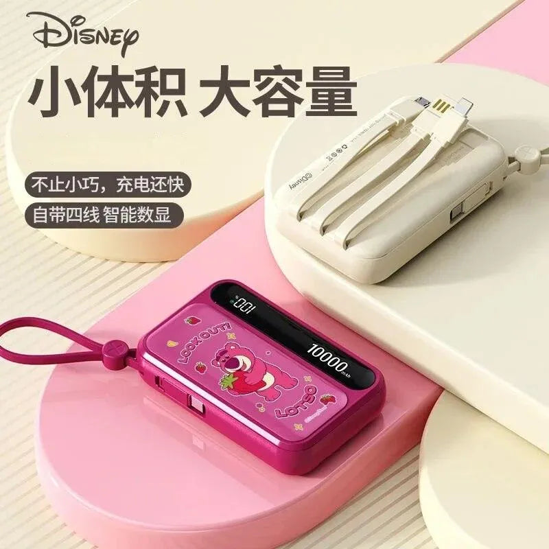 Disney Stitch Pooh Lotso All-in-1 1000mAh Power Bank - Bear Hugs