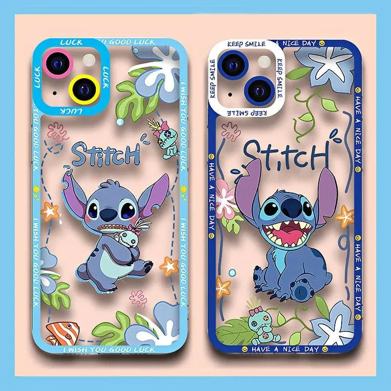 Disney Stitch Shockproof Soft Case (For iPhones) - Bear Hugs