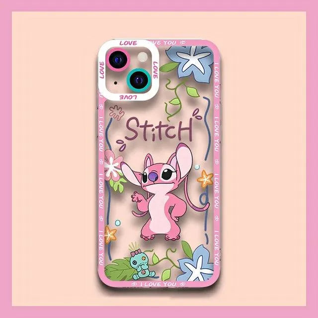 Disney Stitch Shockproof Soft Case (For iPhones) - Bear Hugs