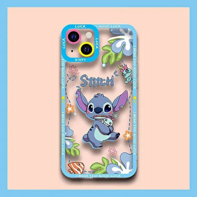 Disney Stitch Shockproof Soft Case (For iPhones) - Bear Hugs