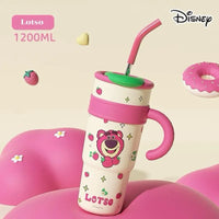 Disney Thermos Straw Cup (700 & 1200 ml) - Bear Hugs