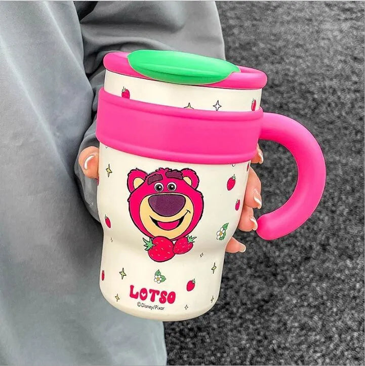 Disney Thermos Straw Cup (700 & 1200 ml) - Bear Hugs