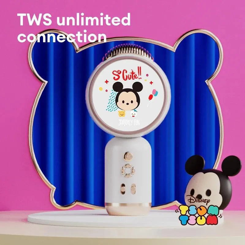 Disney YG-10 Fan Shaped Portable Karaoke Speaker - Bear Hugs