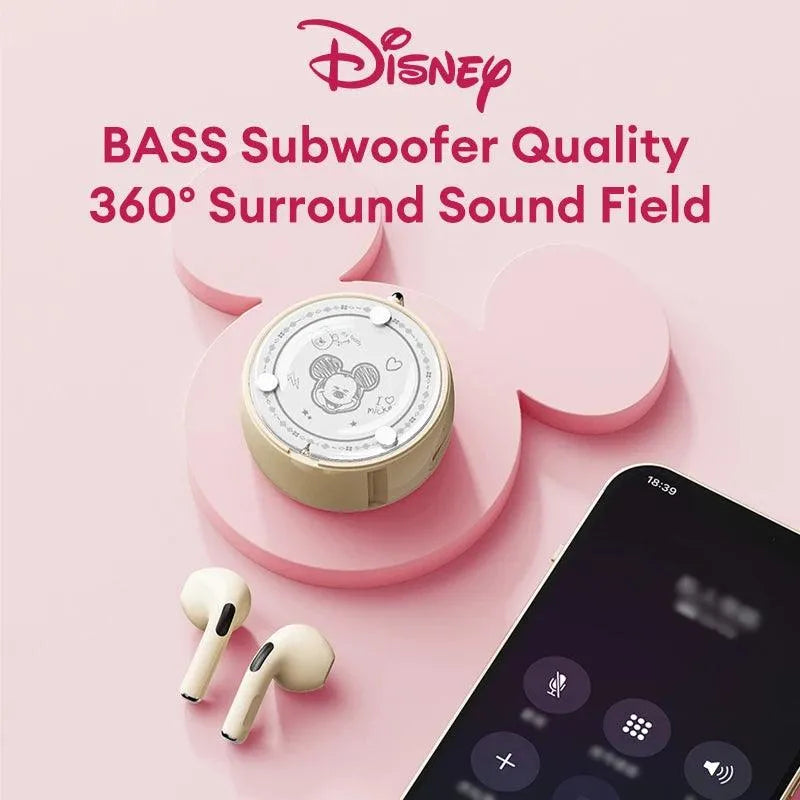 Disney YP-06 Bluetooth 5.3 Wireless Earphones - Bear Hugs