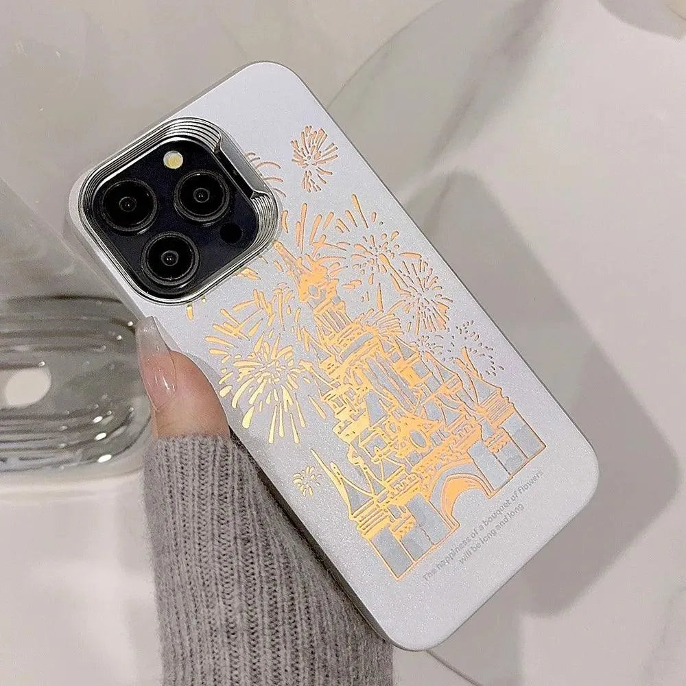 Disneyland Castle Glitter Phone Case (For iPhones) - Bear Hugs