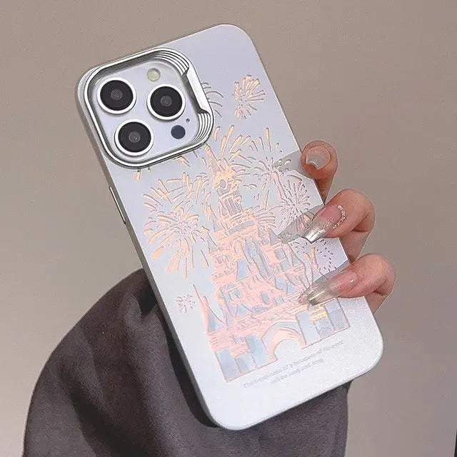 Disneyland Castle Glitter Phone Case (For iPhones) - Bear Hugs