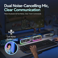 Divoom D-base Gaming Desktop 35W Speaker With Customizable RGB Lighting Effects - Bear Hugs