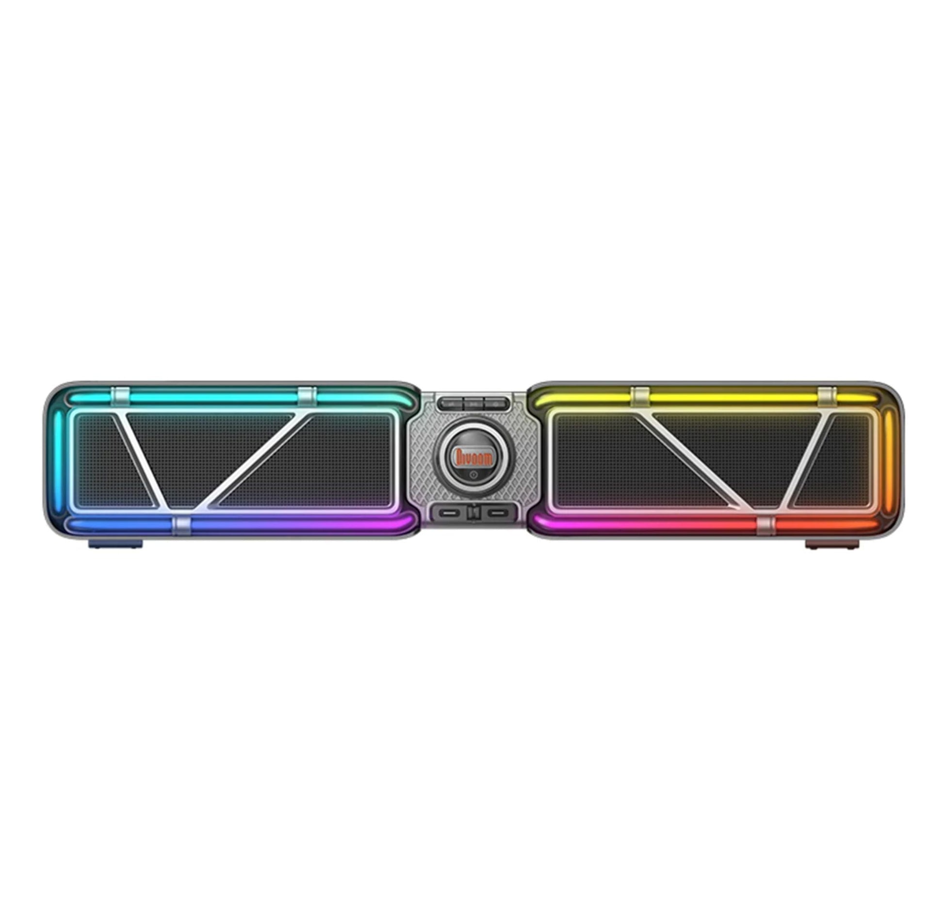 Divoom D-base Gaming Desktop 35W Speaker With Customizable RGB Lighting Effects - Bear Hugs