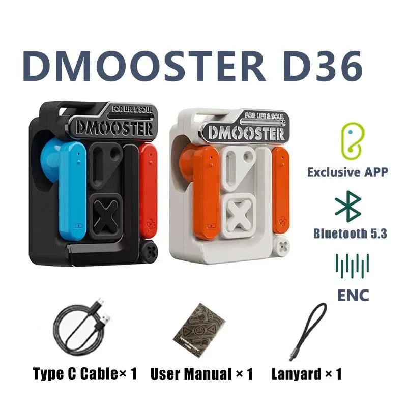 DMOOSTER D36 Wireless Earphones - Bear Hugs