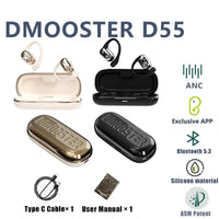 DMOOSTER D55 Bone Conduction Earphones - Bear Hugs