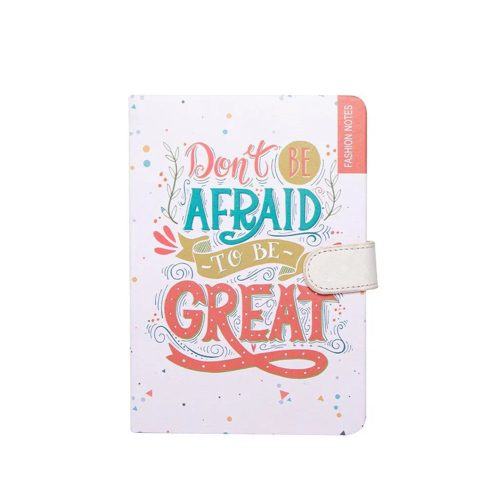 Don't be Afraid Motivational Notebook - Bear Hugs