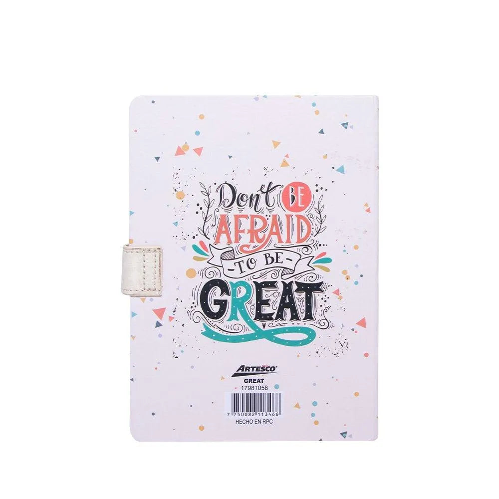 Don't be Afraid Motivational Notebook - Bear Hugs