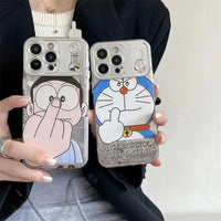 Doraemon Anti-Social Club Phone Case (For iPhones) - Bear Hugs