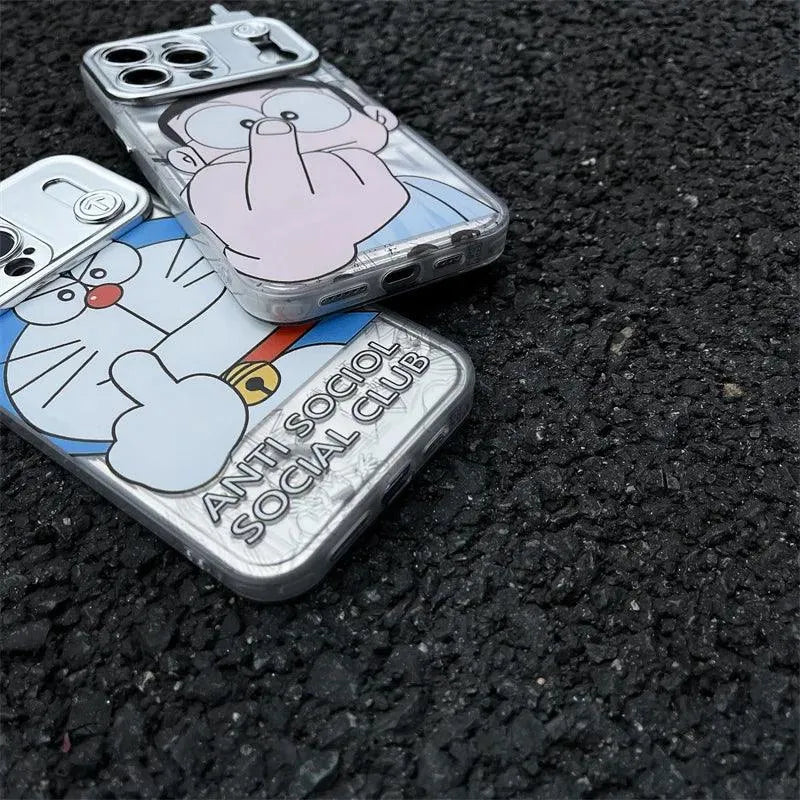 Doraemon Anti-Social Club Phone Case (For iPhones) - Bear Hugs