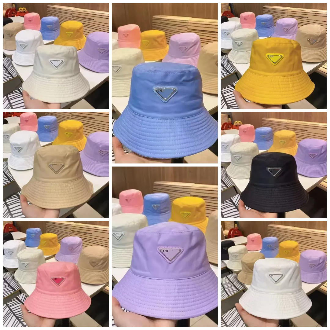 PR Luxe Triangle Plaque Nylon Bucket Hat