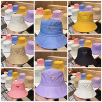 PR Luxe Triangle Plaque Nylon Bucket Hat