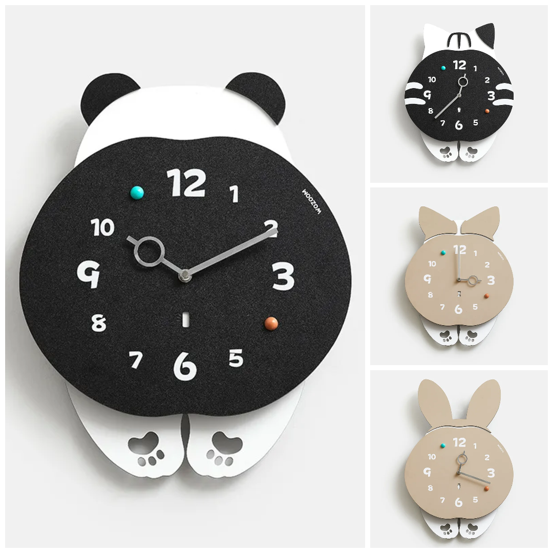 Wozoom Animal Silhouette Wall Clock