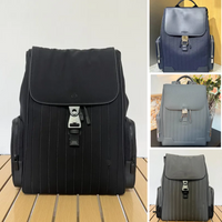 Luxury Rimo Architectural Flap Rucksack Backpack