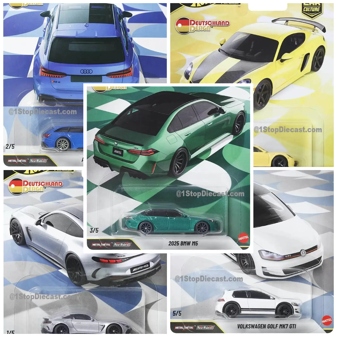 Hot Wheels Deutschland Design Diecast Cars