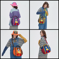 DZNY Mickey Colorblock Crossbody Bag