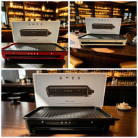 SMG Retro Smokeless Electric Tabletop Grill Plate