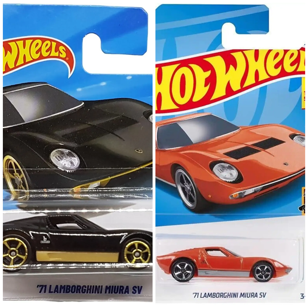 Hot Wheels '71 Lamborghini Miura SV Vehicle