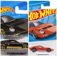Hot Wheels '71 Lamborghini Miura SV Vehicle