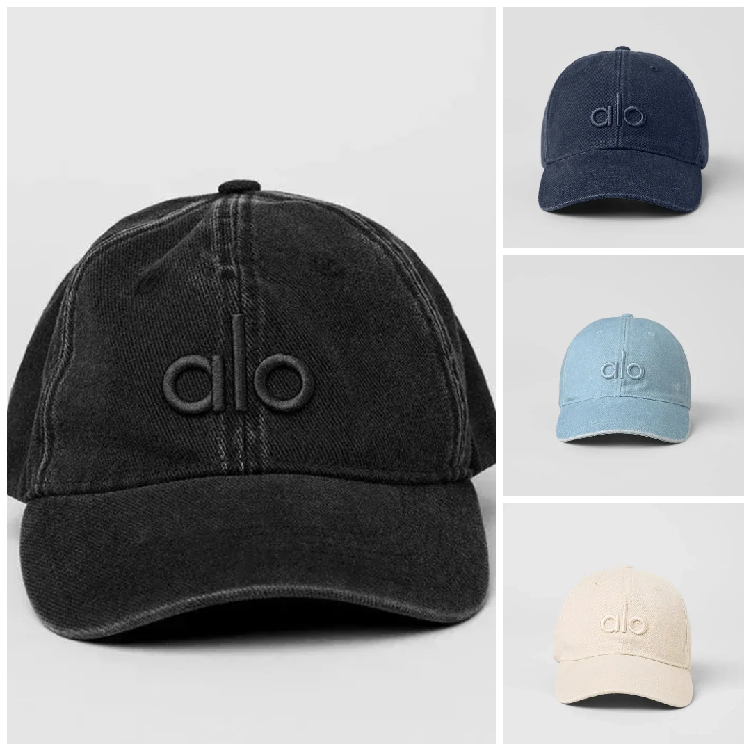 Alo Yoga Washed Denim Off-Duty Baseball Cap