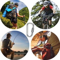 Tactical Aluminum D-Ring Carabiner