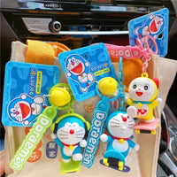 Skating Siblings Doraemon Keychain