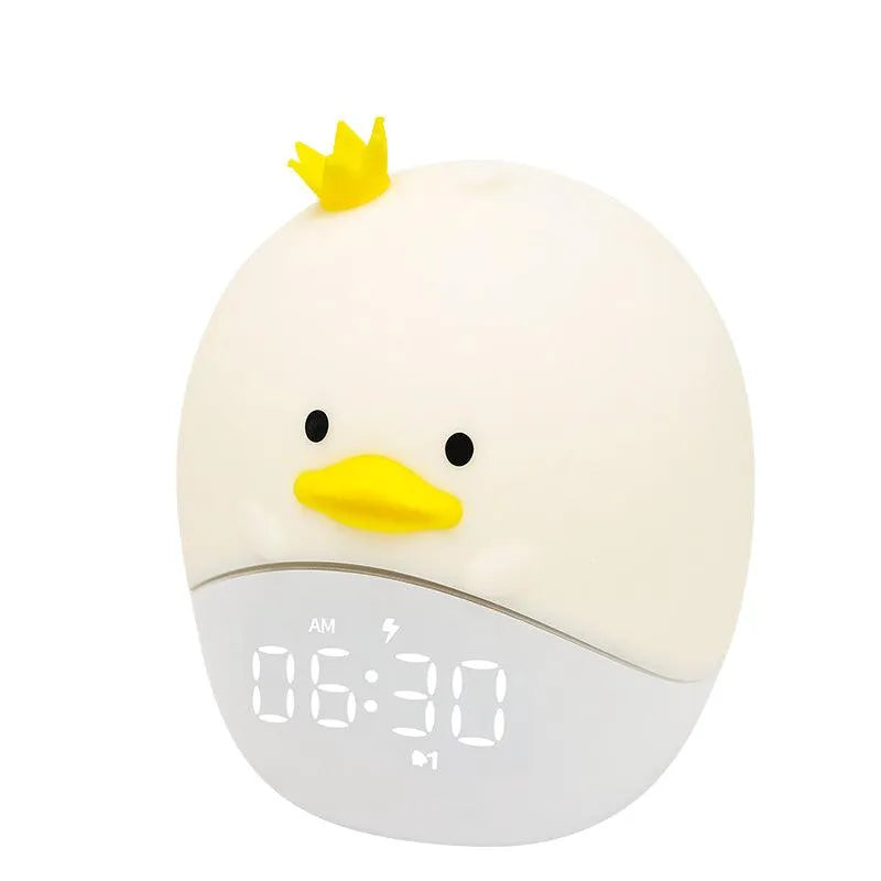 Duck and Bunny Night Lamp with Alarm Clock - Bear Hugs