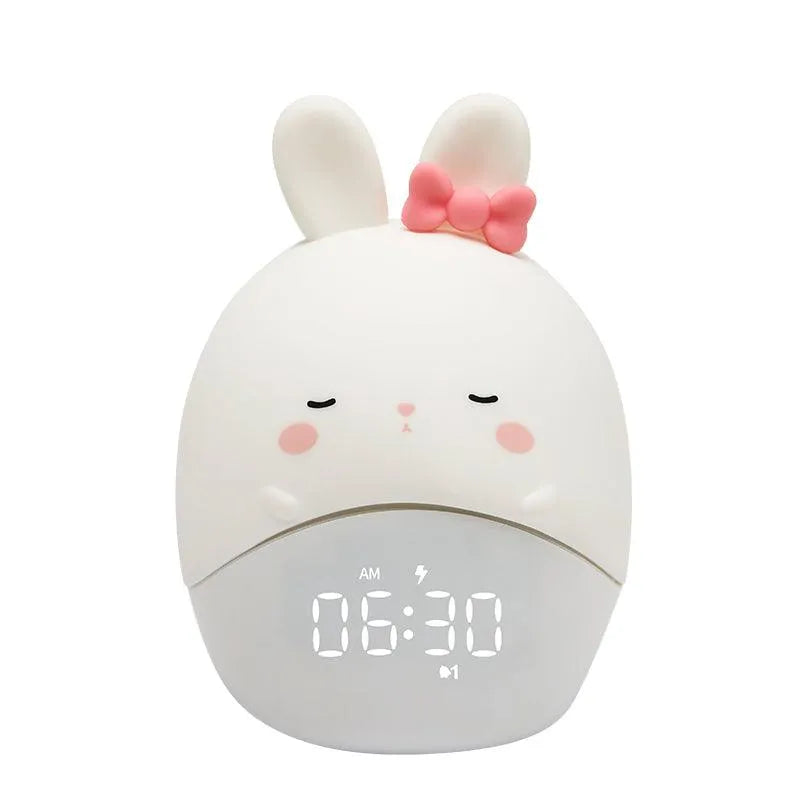 Duck and Bunny Night Lamp with Alarm Clock - Bear Hugs