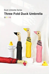 Duck Shaped Three-fold Creative Umbrella - Bear Hugs