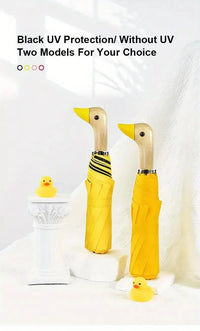 Duck Shaped Three-fold Creative Umbrella - Bear Hugs