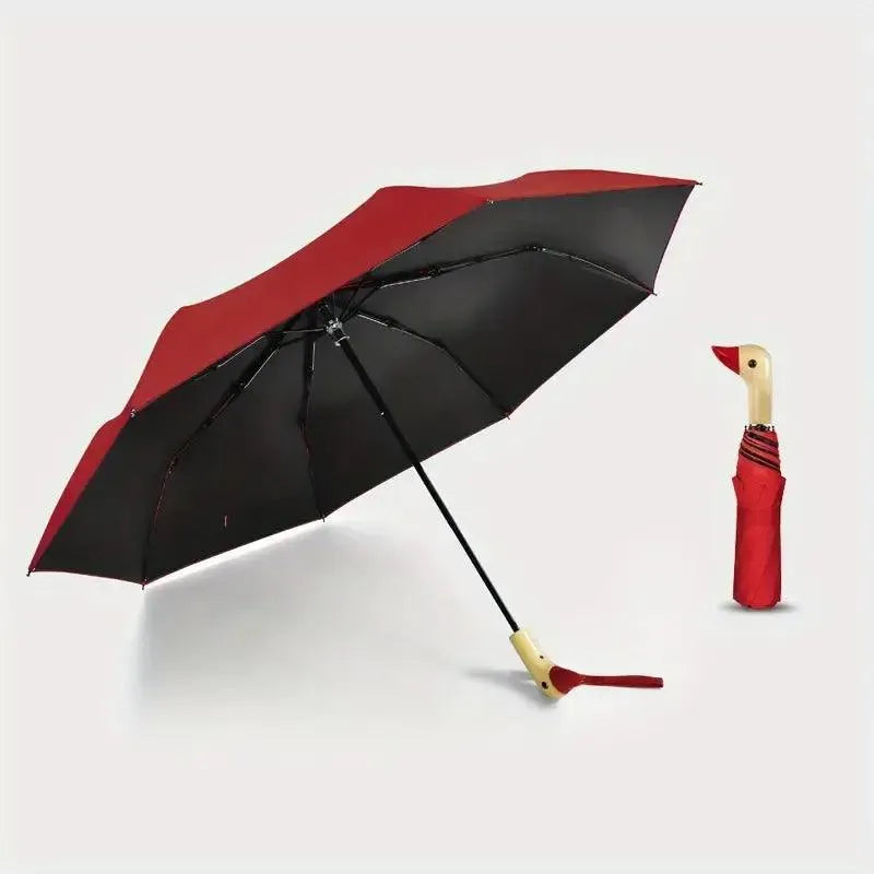 Duck Shaped Three-fold Creative Umbrella - Bear Hugs