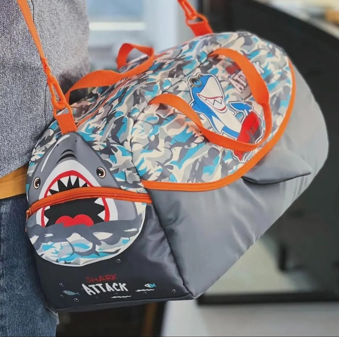 Shark Attack Duffle Bag