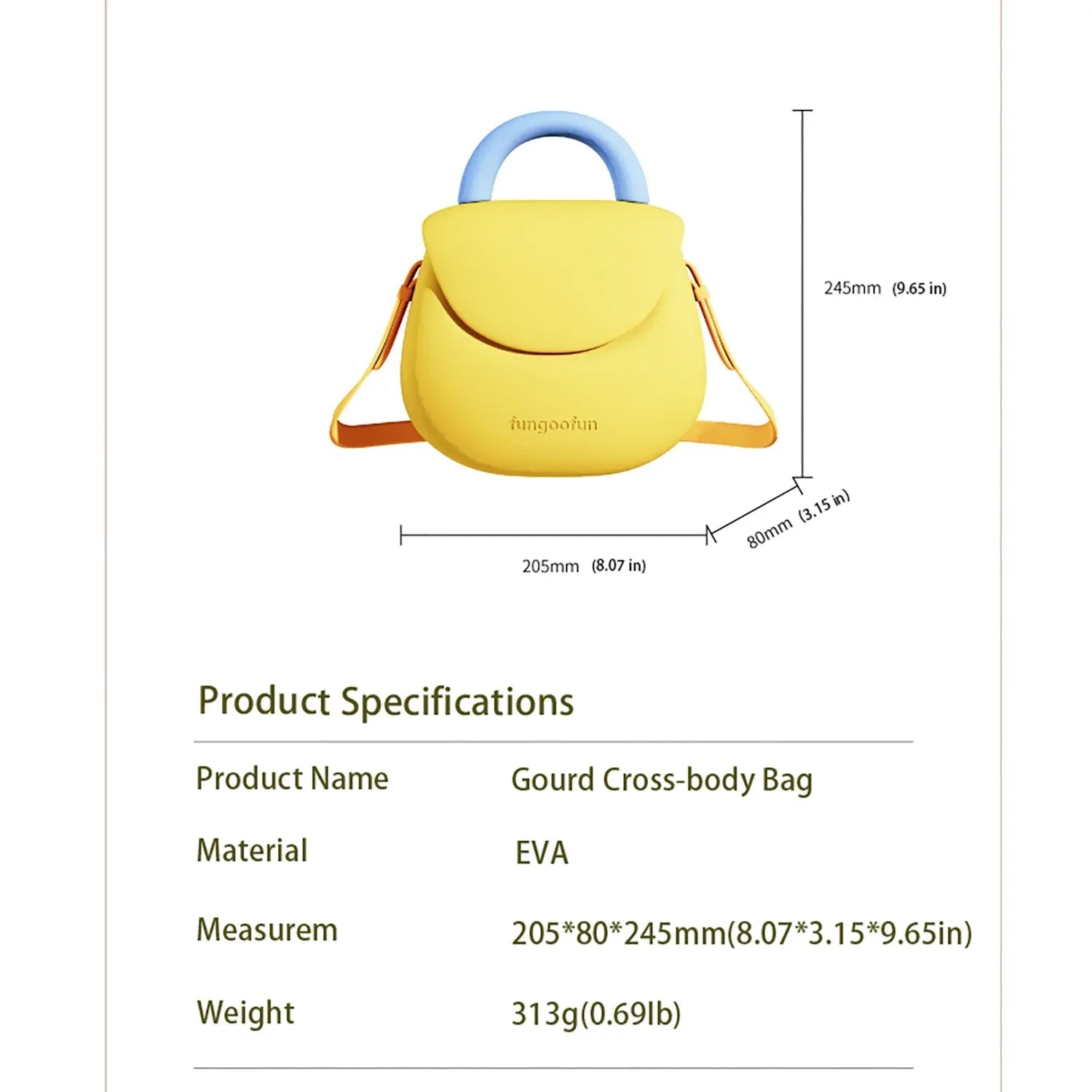 FUNGOOFUN EVA Waterproof Purse