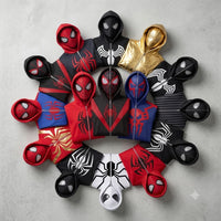 Spiderman Full Zip Mask Cosplay Hoodie