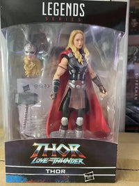 Marvel Legends Thor and Lady Thor Figurines (18 cm)