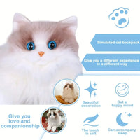Realistic Mini Cat Shaped Backpack