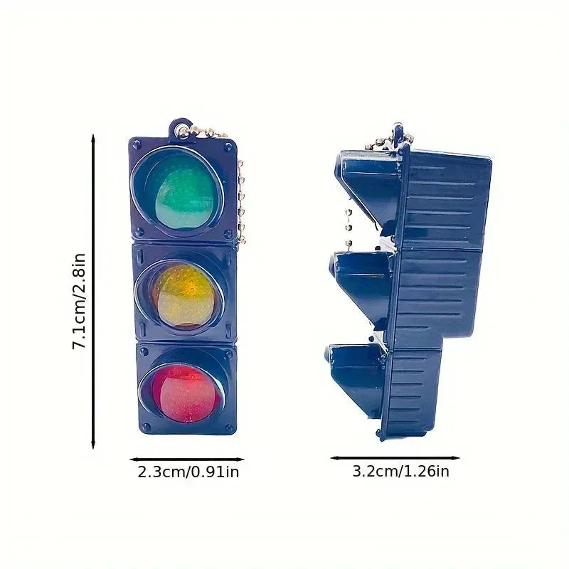 Traffic Lights LED Keychain